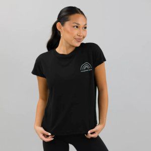 SOLD! CorePower Yoga Black Short Sleeve Top